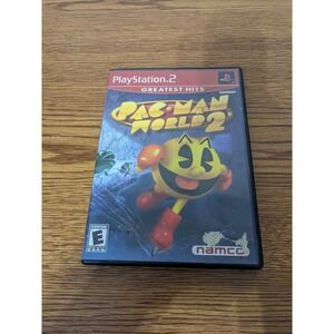 Pac-Man World 2 PS2 PlayStation 2 Greatest Hits Namco SLUS-20224GH Complete CIB